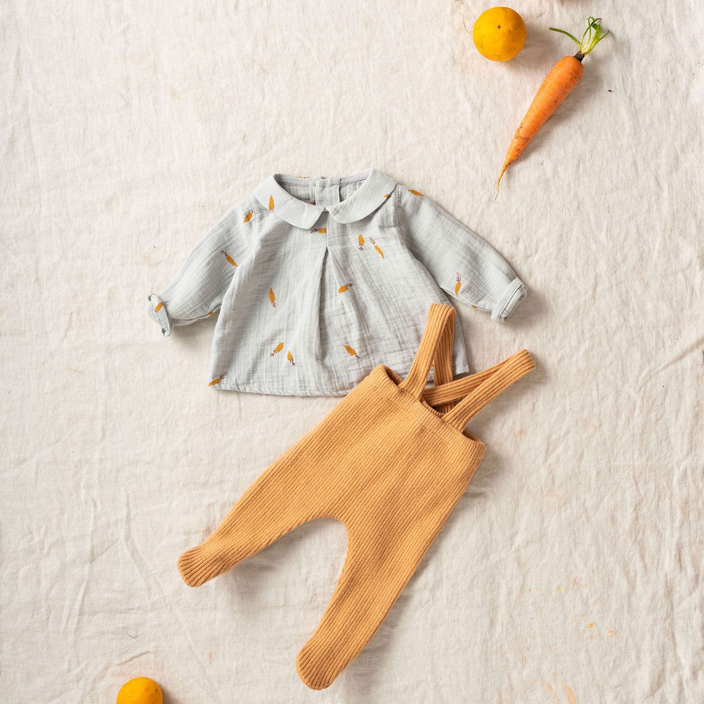 Blouse & Dungarees