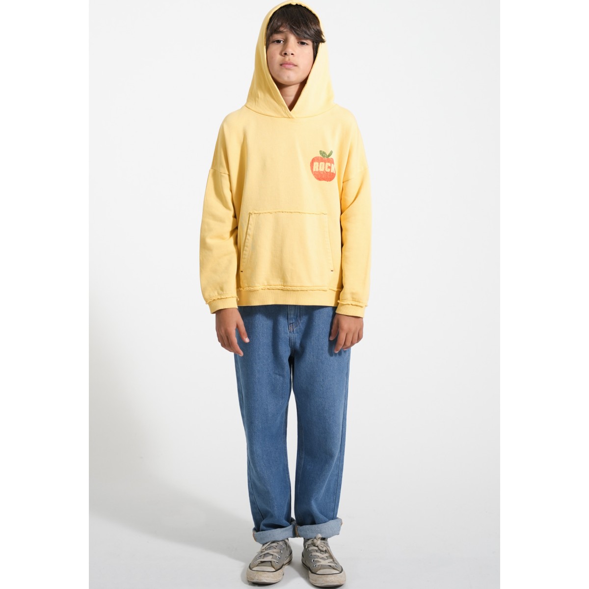 Unisex Trousers Washed Navy Denim