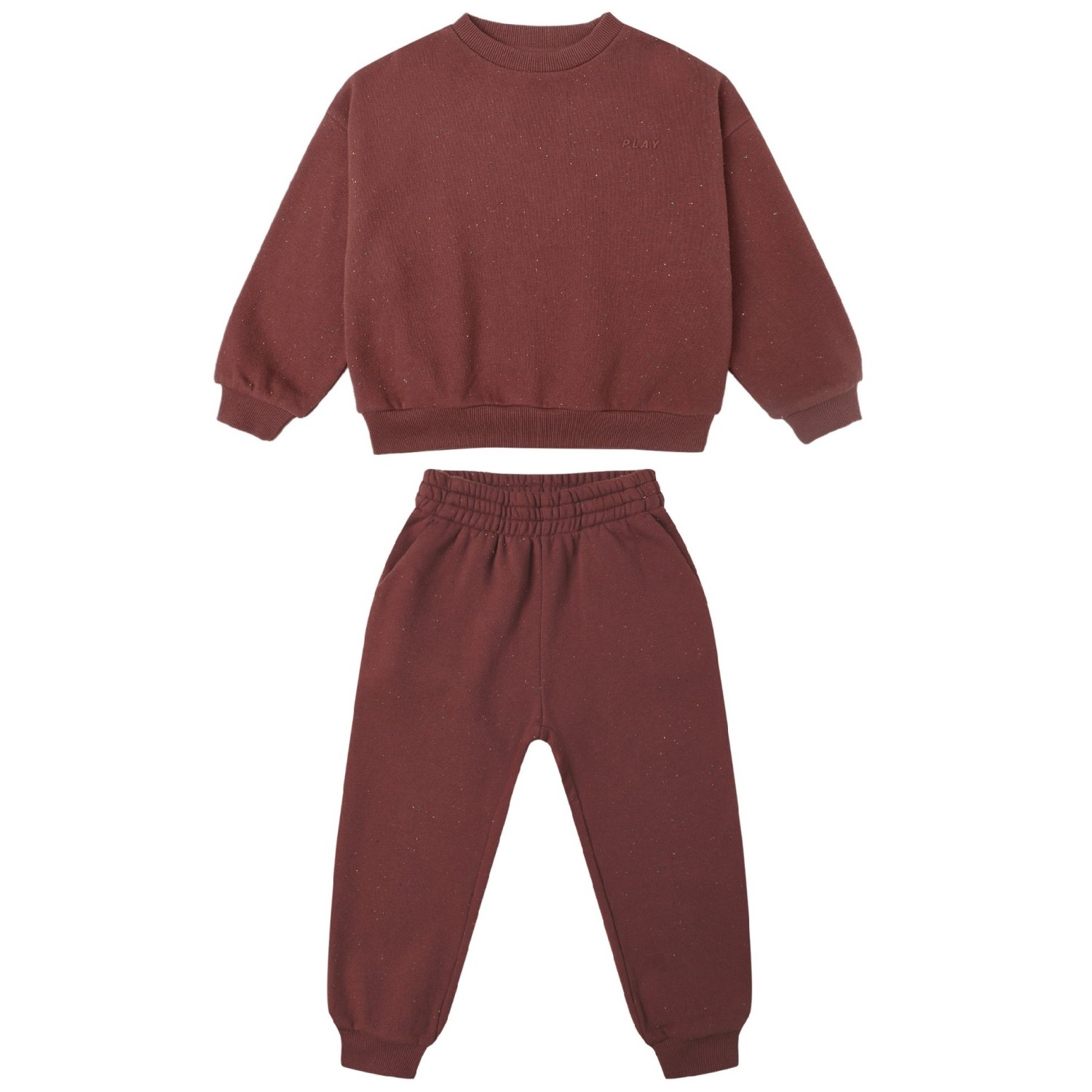 Relaxed Sweatshirt & Relaxed Sweatpant Burgundy