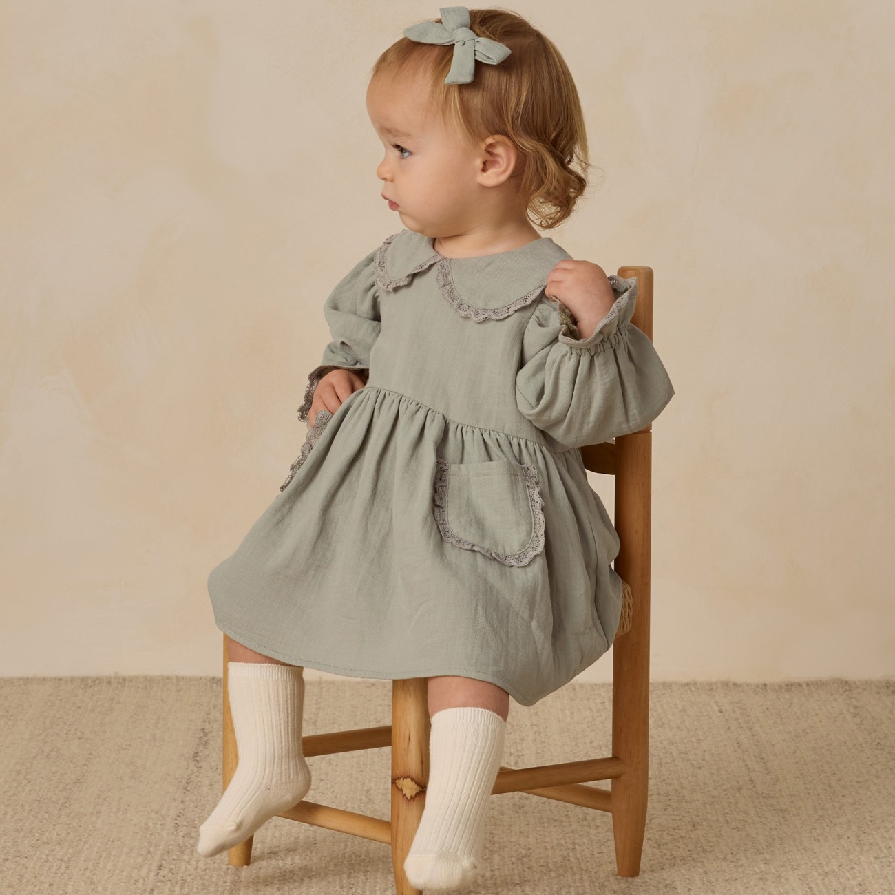 Marisol Dress Steel Blue