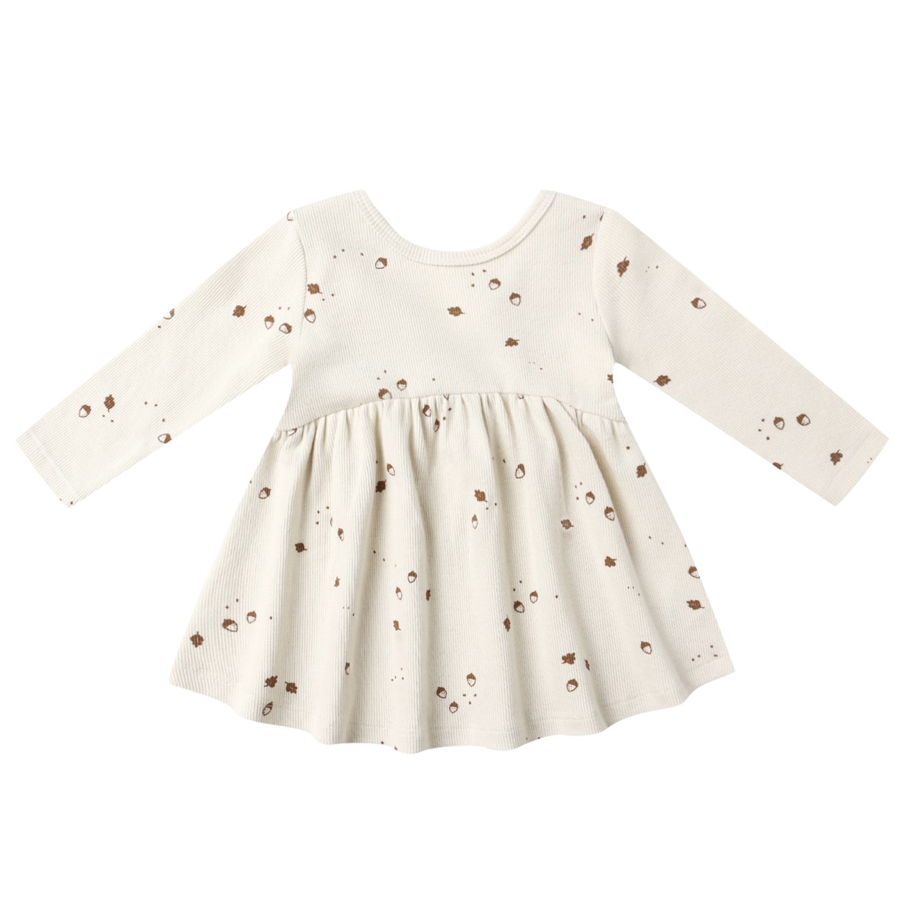 Ribbed Long Sleeve Dress Acorns