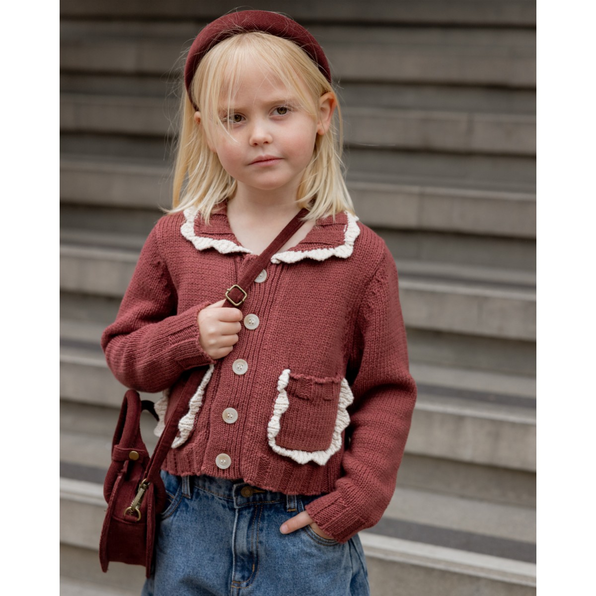 Padded Headband Burgundy