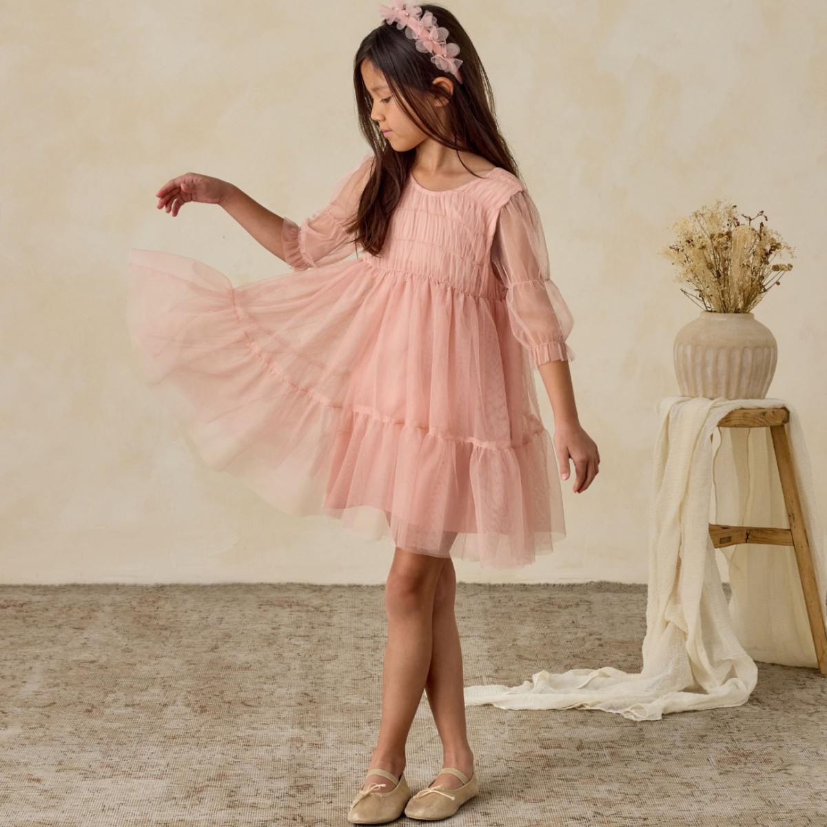 Coralie Dress Rose