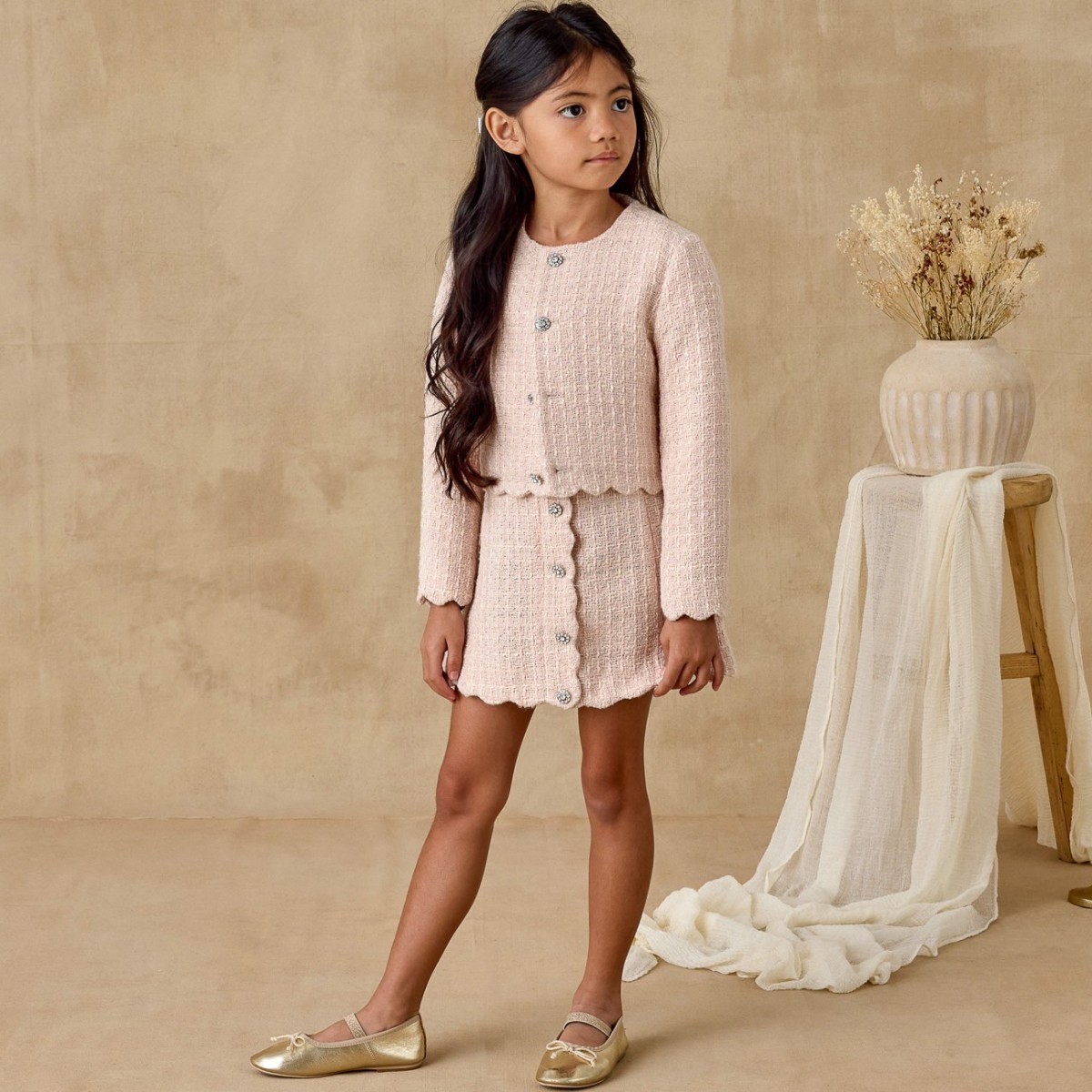 Tweed Jacket Rose