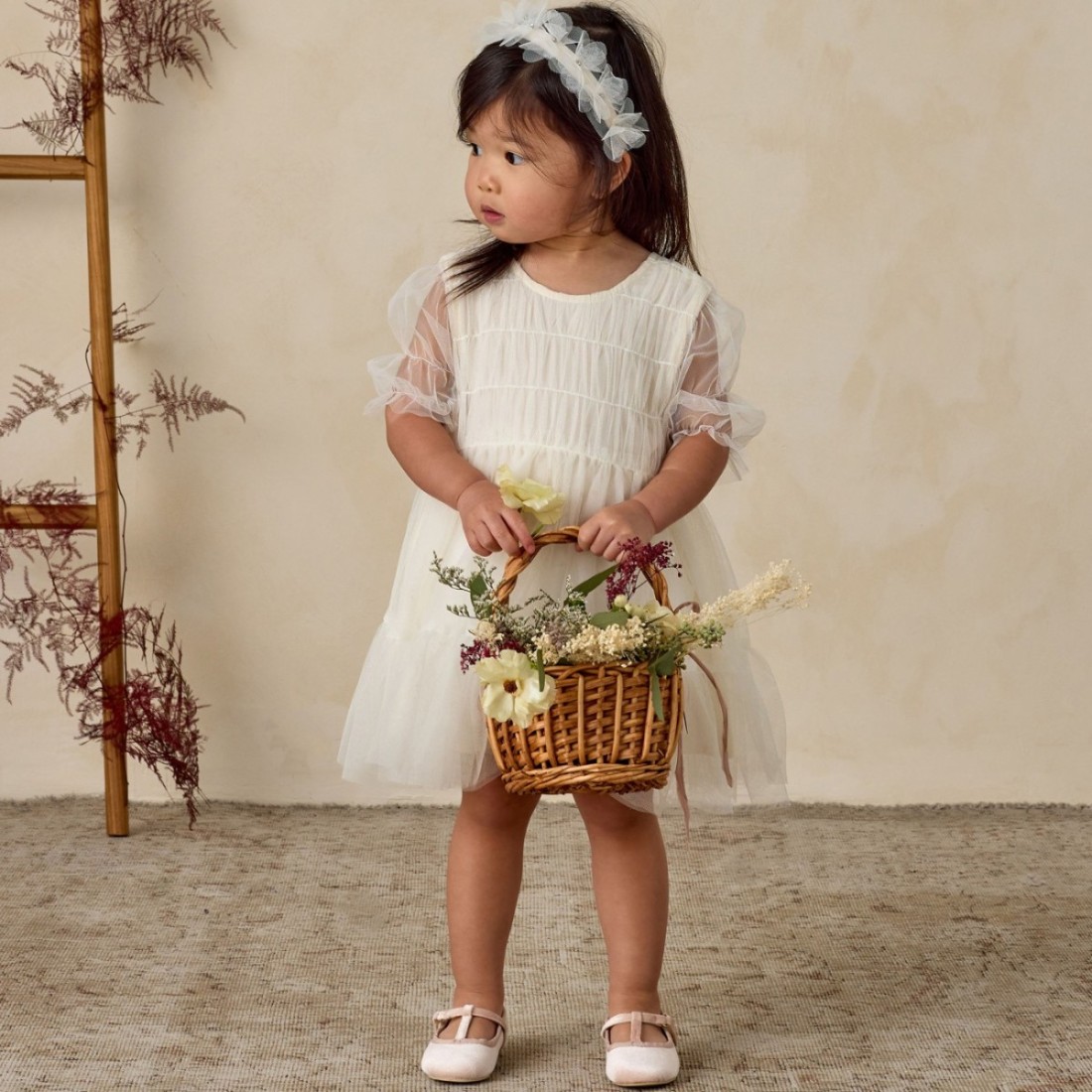 Coralie Dress Ivory