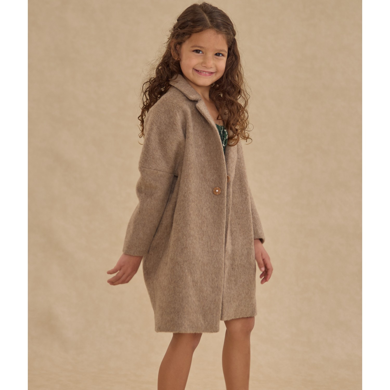 Presley Longline Coat Camel
