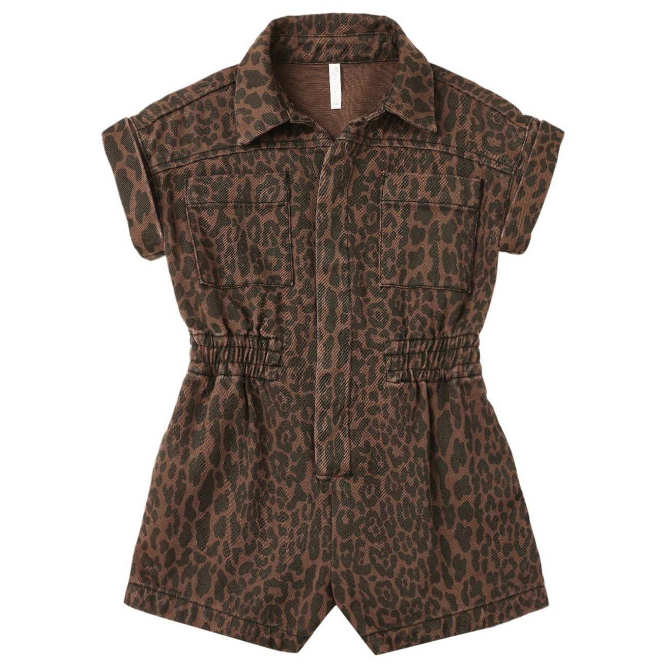 Utility Romper Leopard