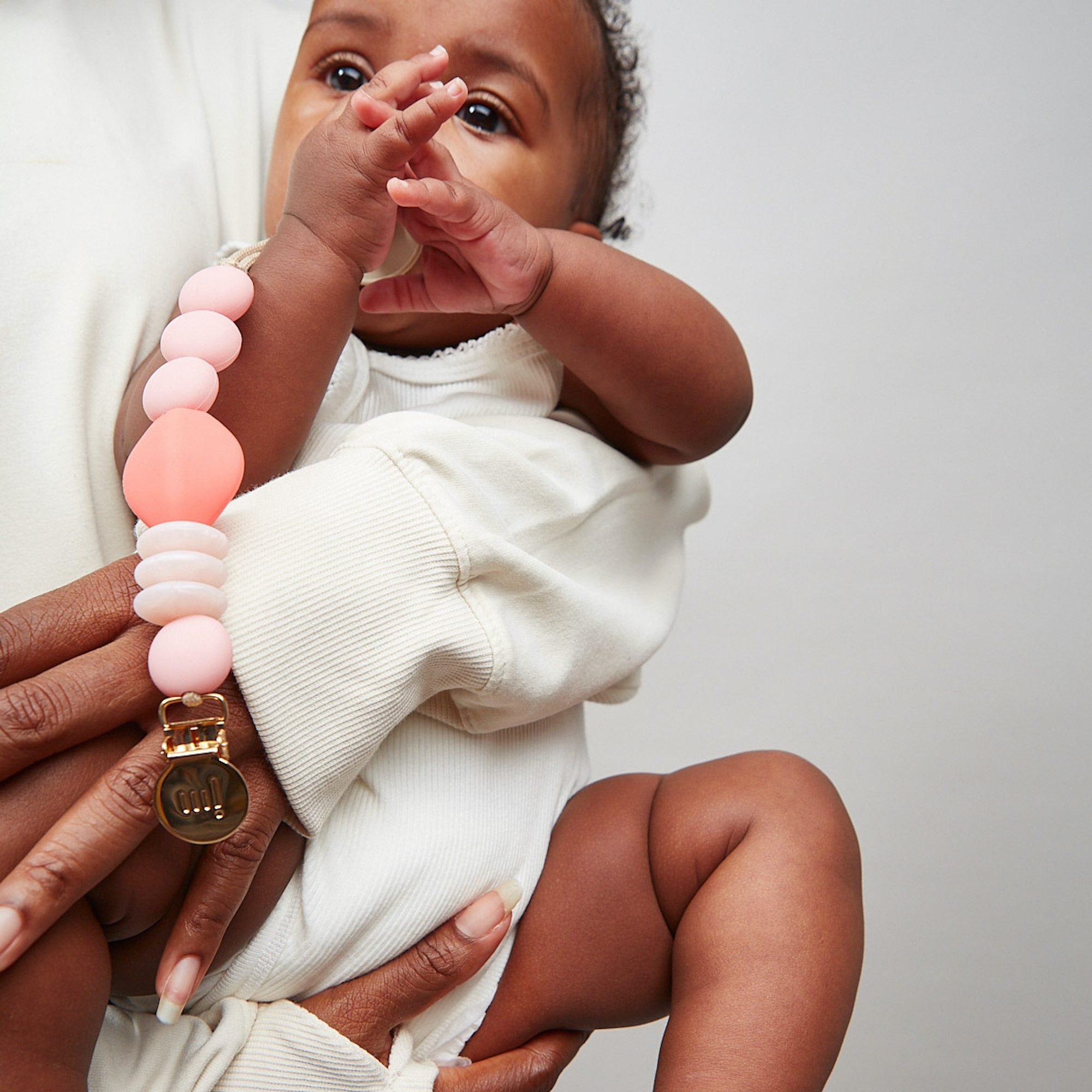 Rose Pacifier Clip