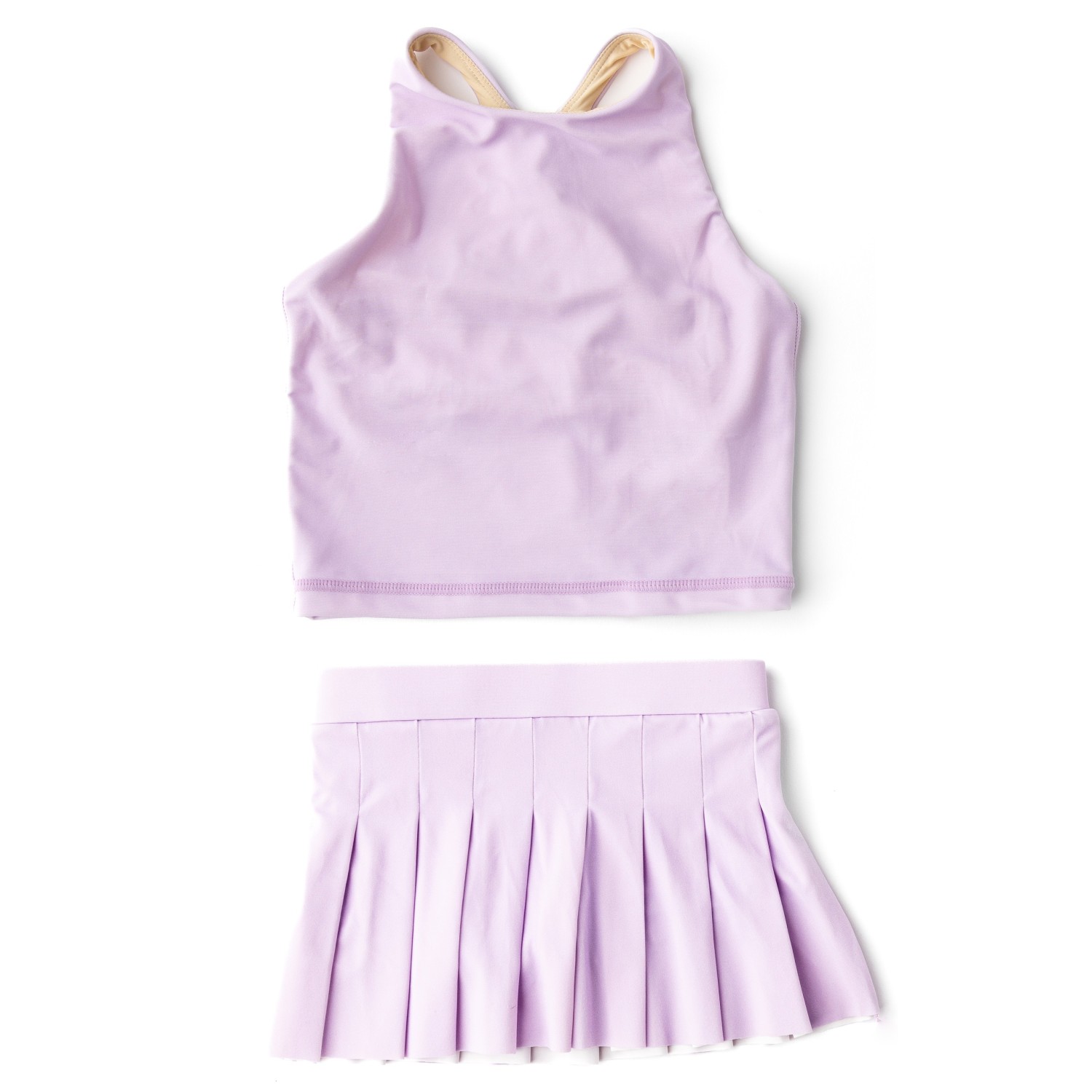 Active Tank & Pleated Skirt | Purple
