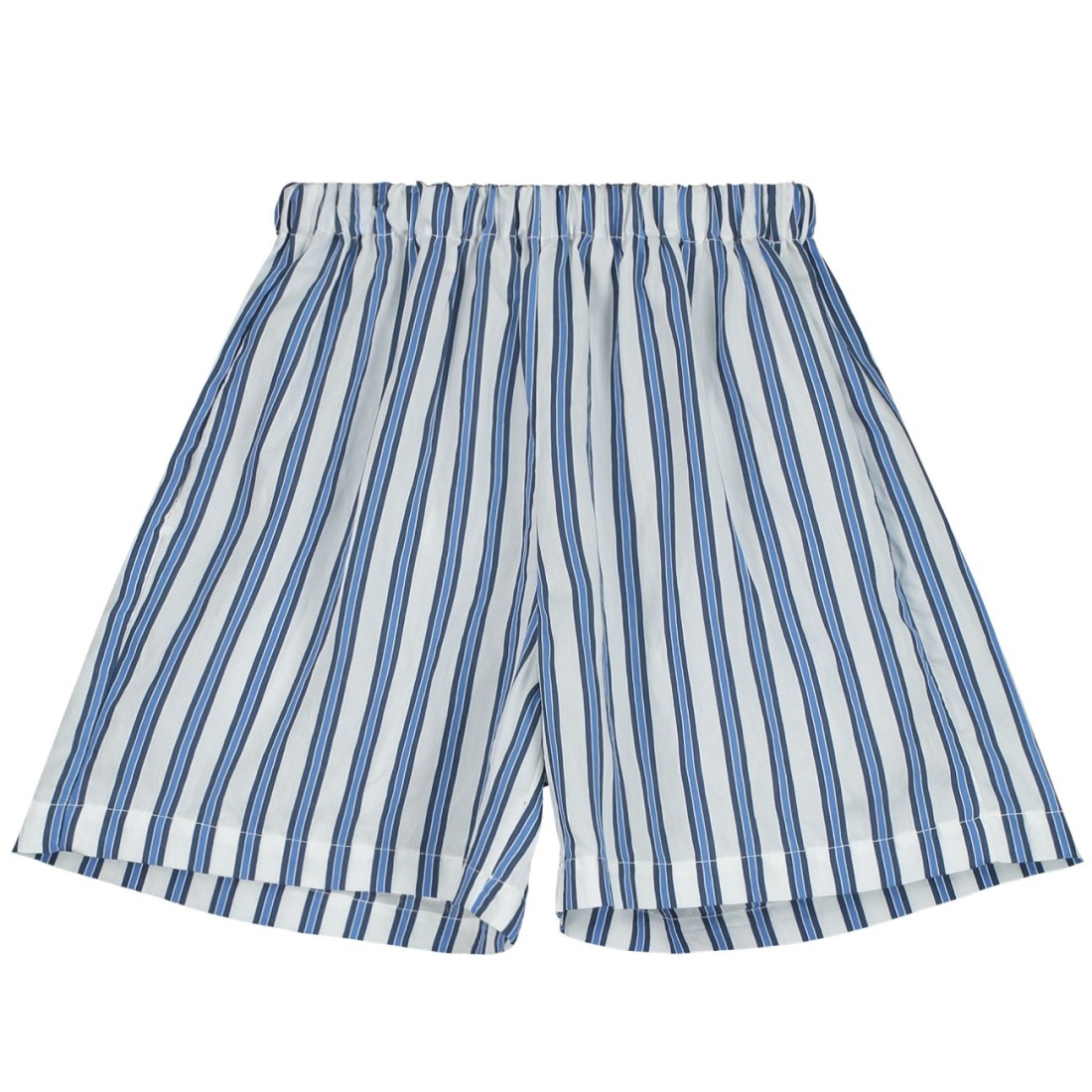 Boucle Shirt & Striped Shorts