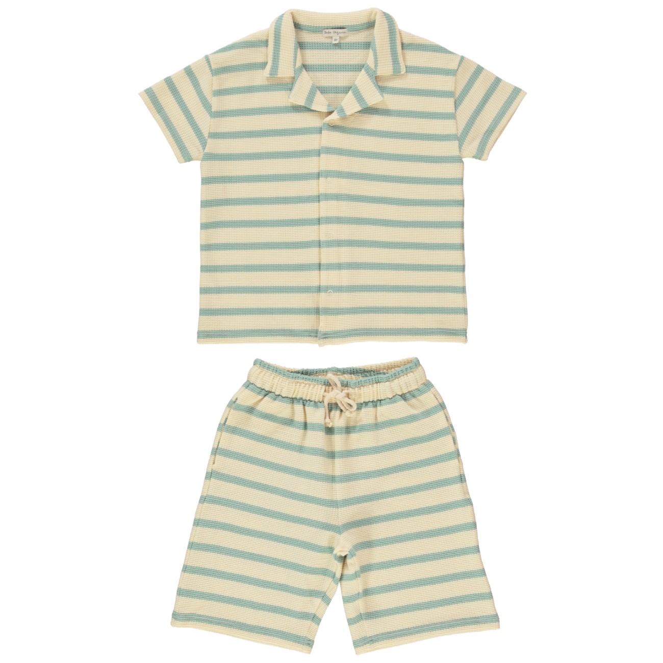 Arthur Shirt & Shorts | Aquamarine Stripe