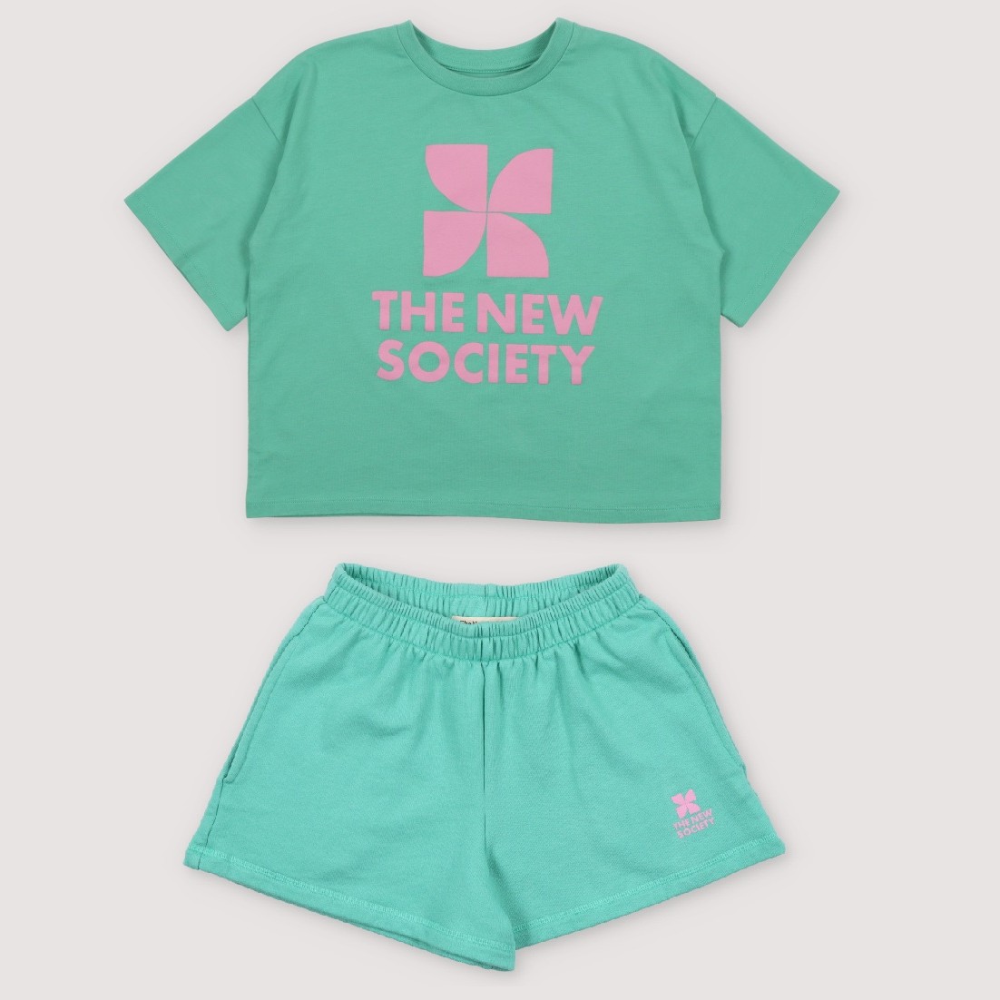 Mykonos T-shirt & Shorts Jade