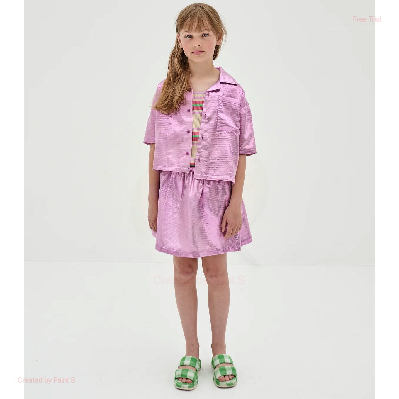 Mini Skirt | Sparkling Violet