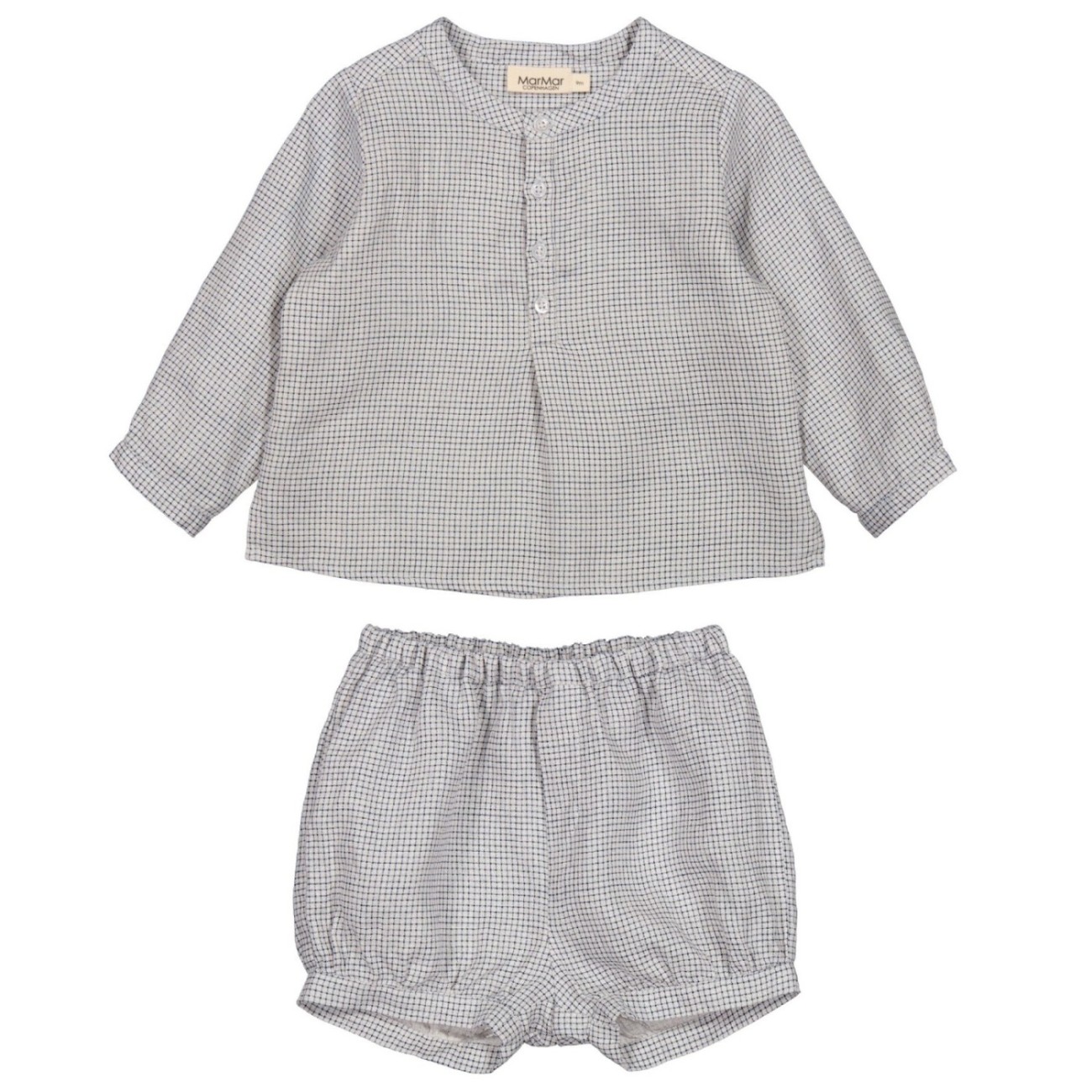 Totoro Linen Shirt & Pablo Bloomers Stripe
