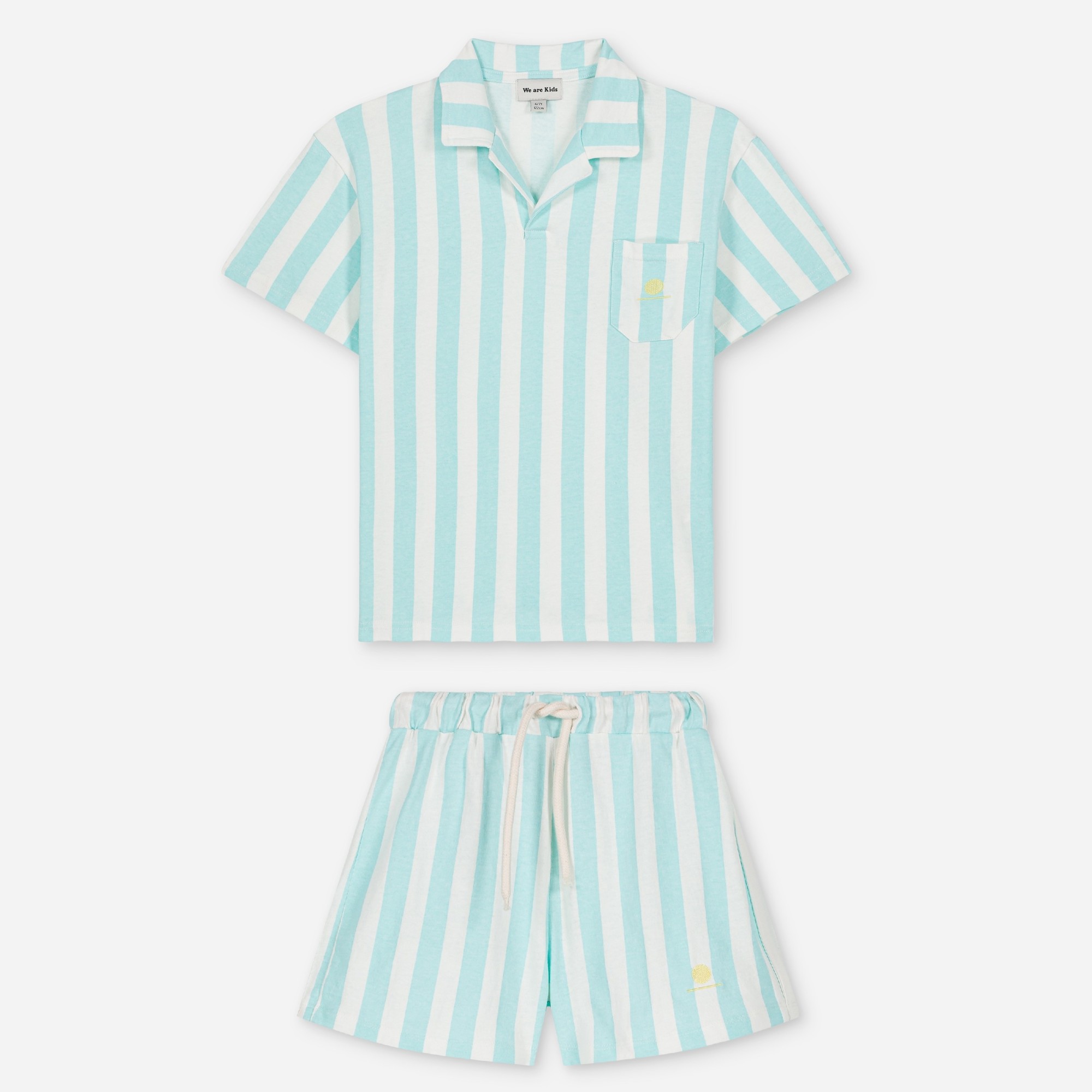 Polo Ryan & Short Marlow Turquoise Stripes