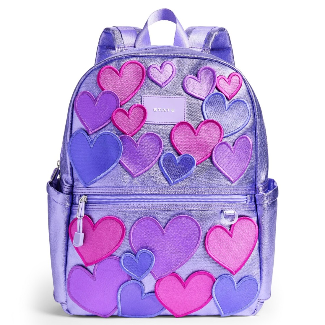 Kane Double Pocket Backpack 3D Hearts (7 years +)