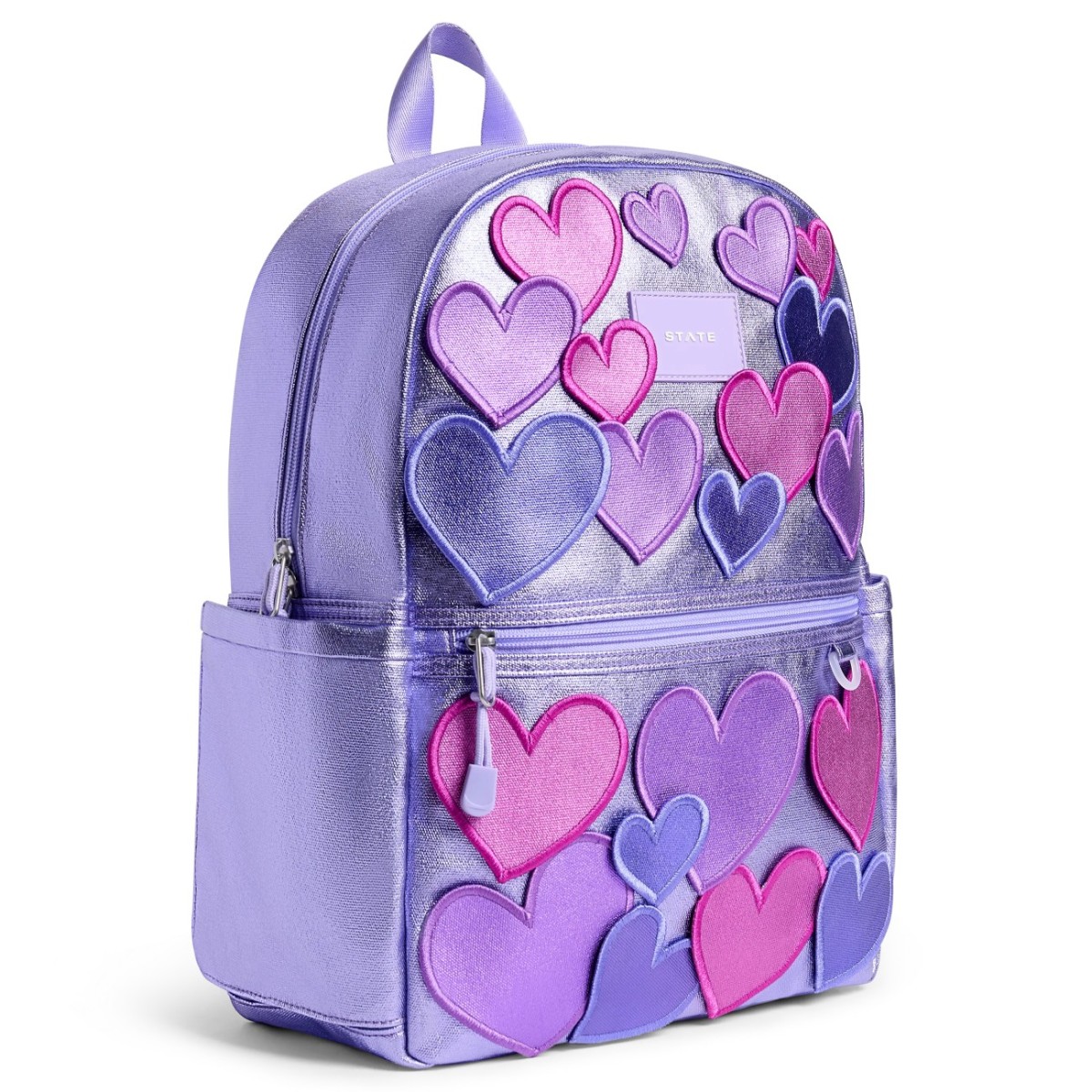 Kane Double Pocket Backpack 3D Hearts (7 years +)