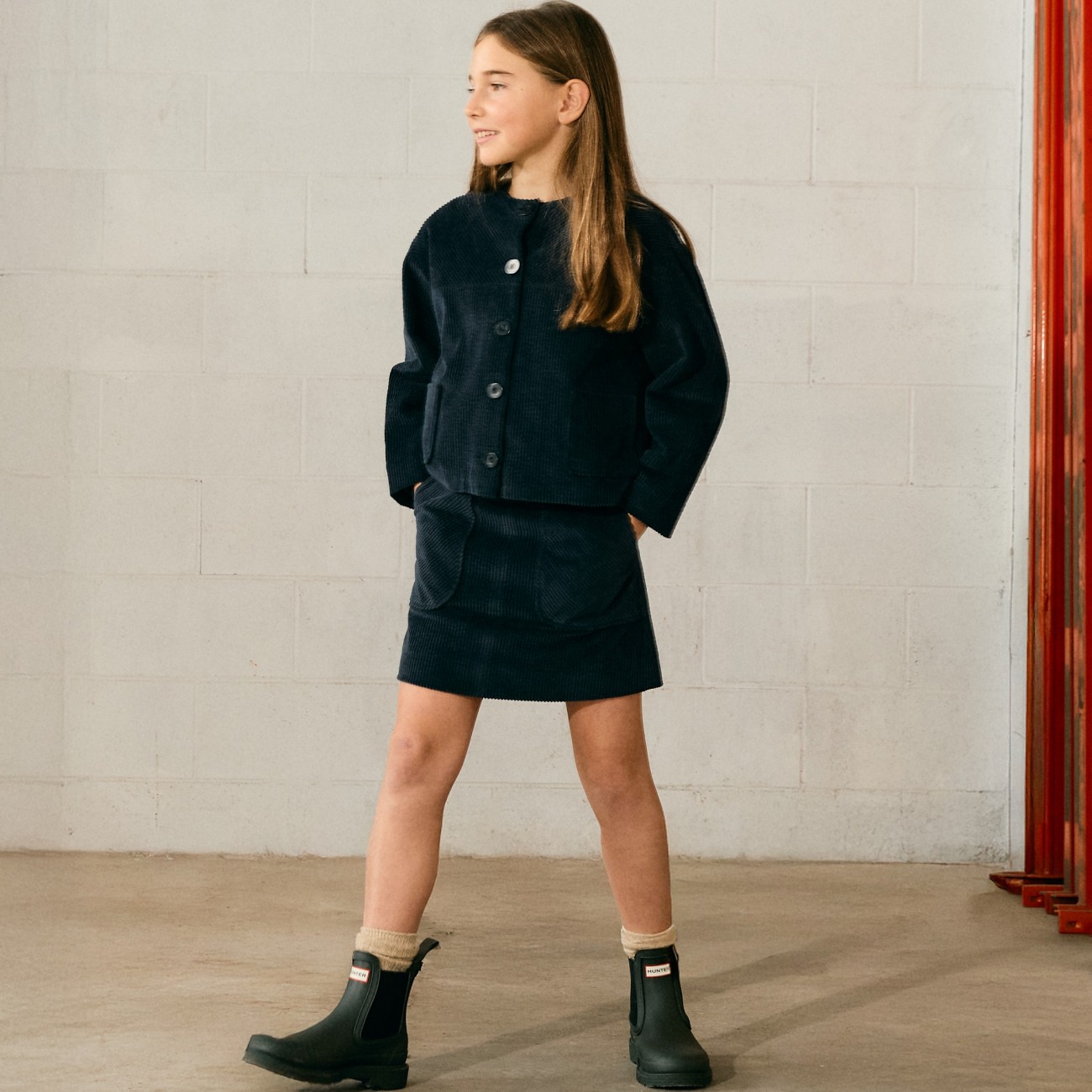 Corduroy Mini Skirt