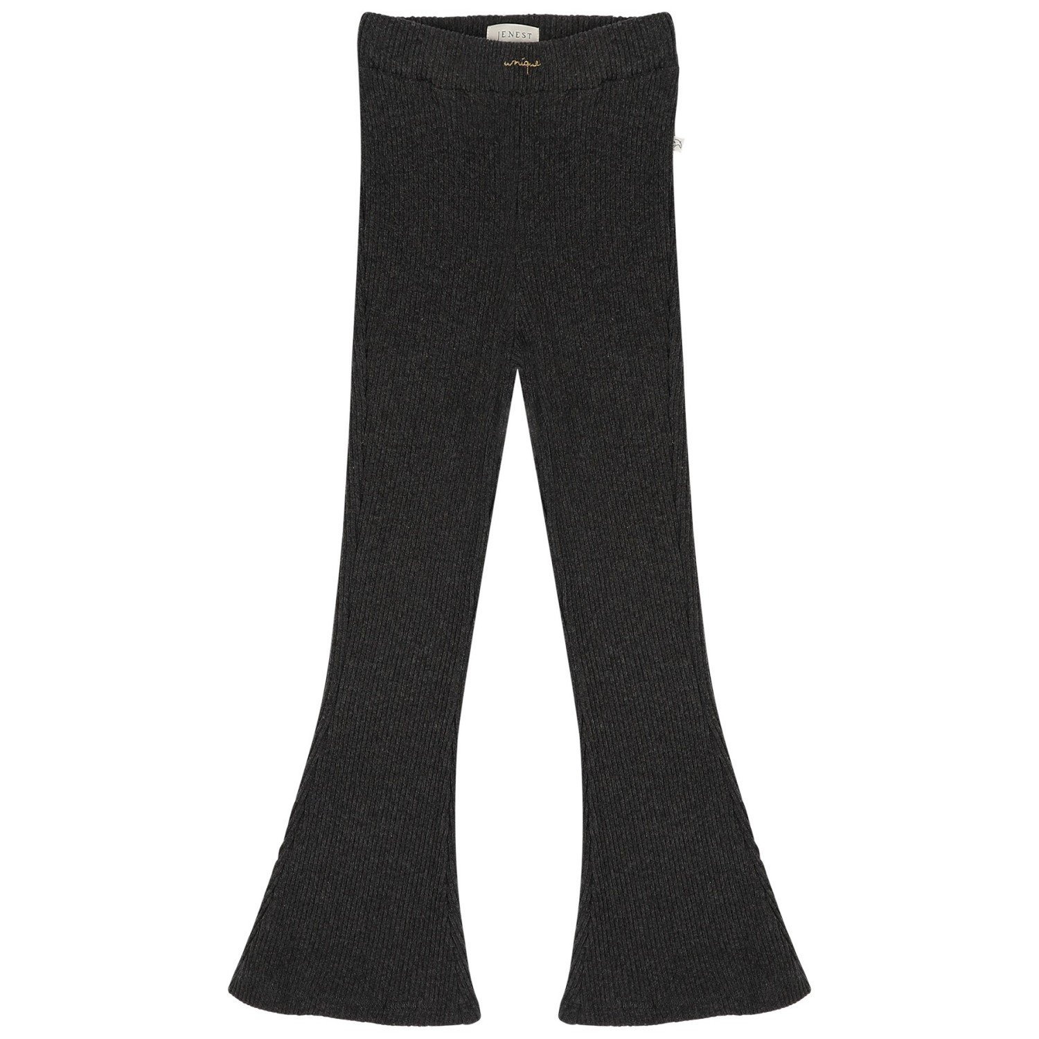 Teddy Flared Legging Dark Grey Melange