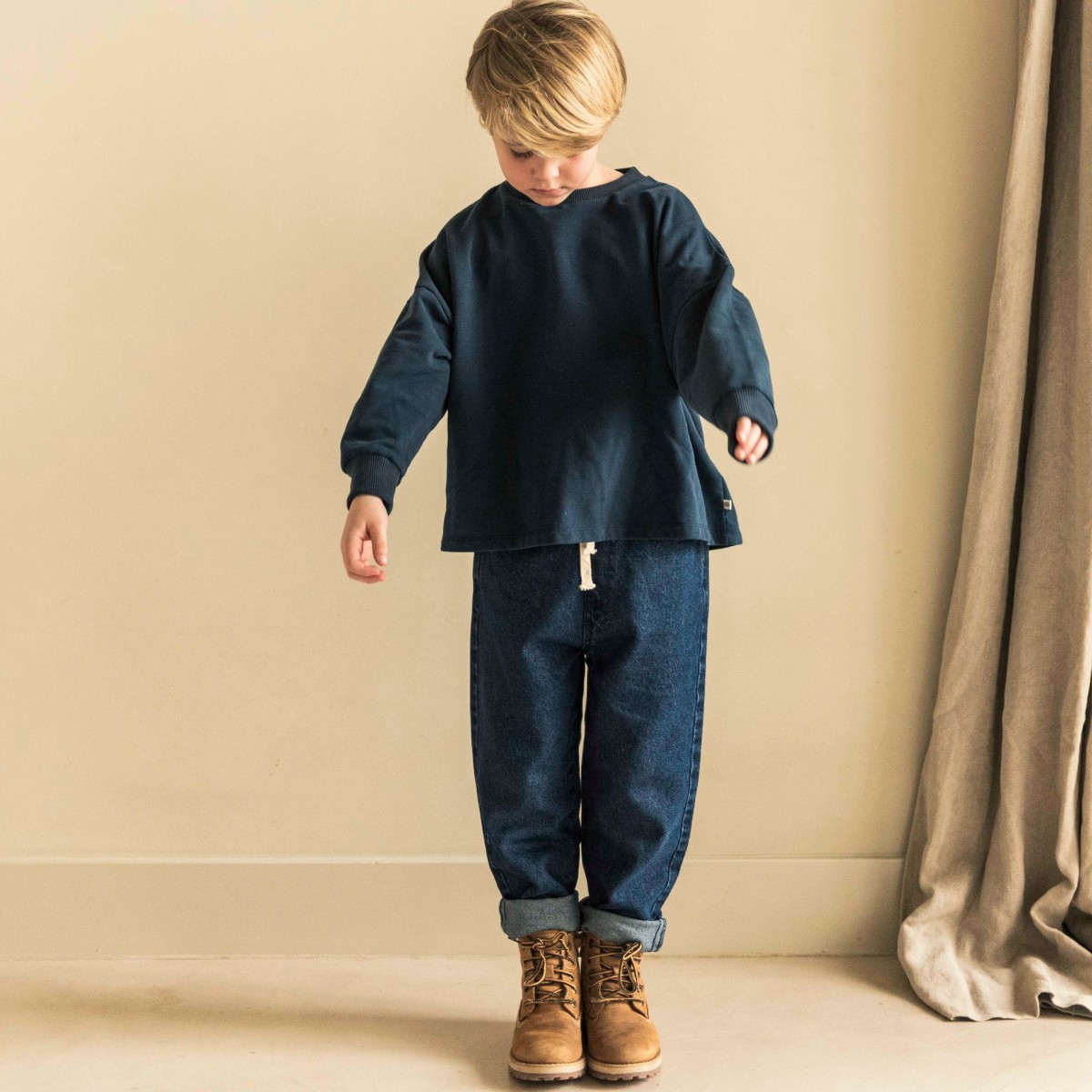 Tom L/S Sweatshirt Navy Blue