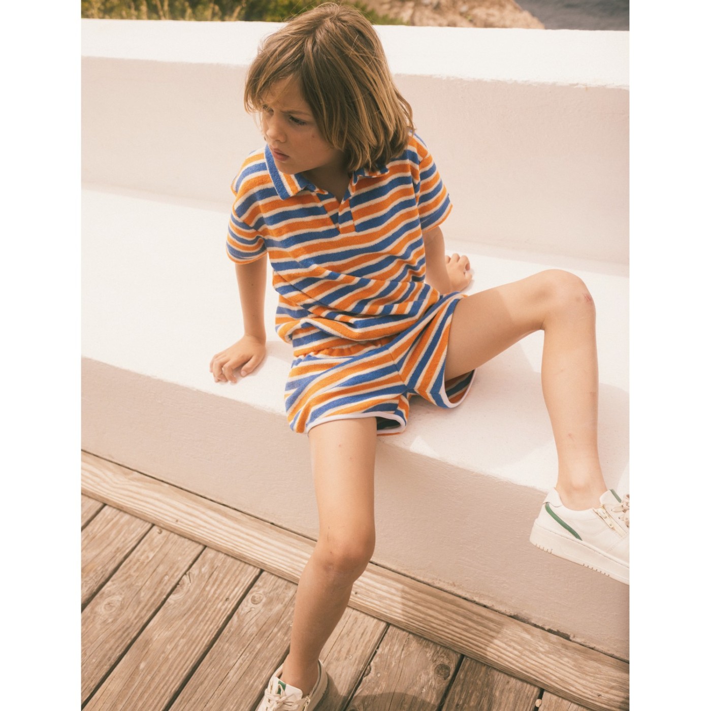 Polo Leonard & Short Juju Sun Stripes