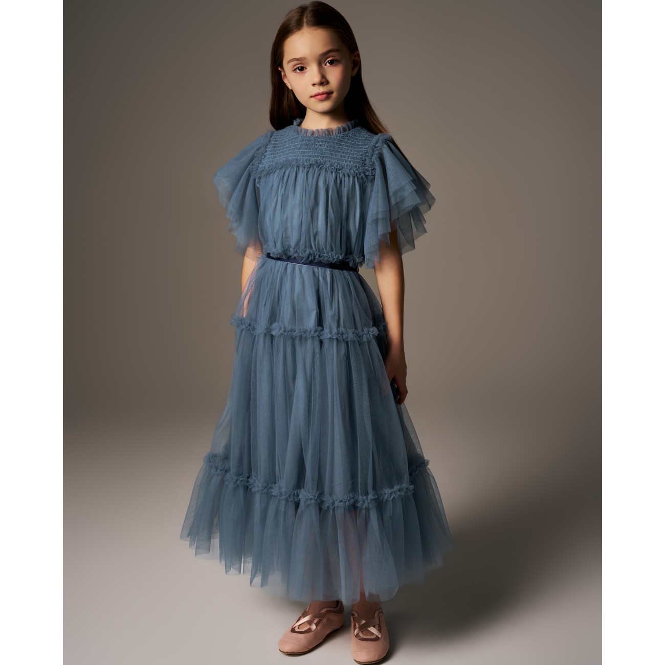 Carolina Dress Dusty Blue