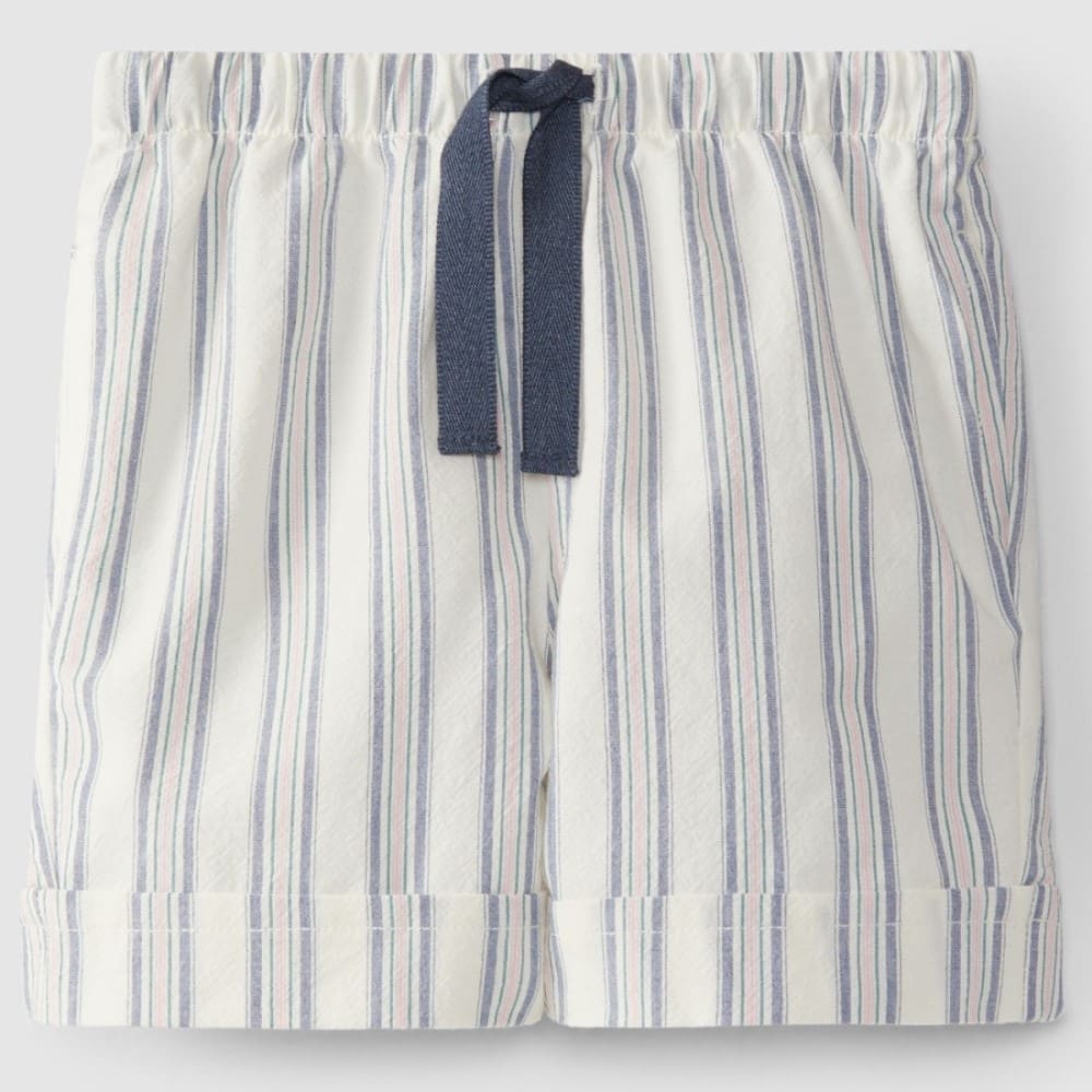Polo Shirt & Stripe Shorts