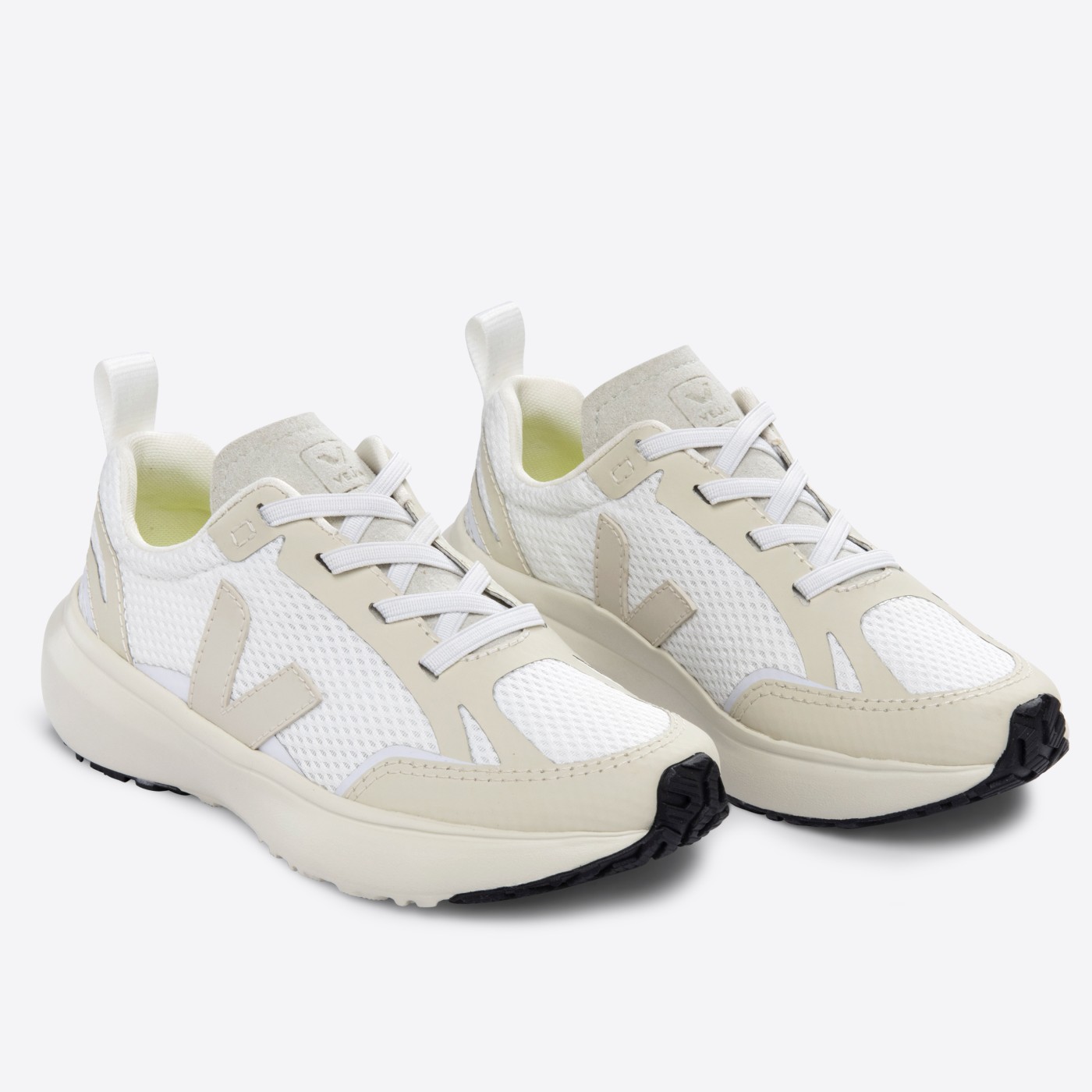 Canary Elastic Laces Alveomesh White Pierre