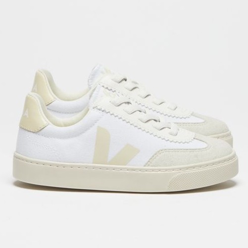 Volley Elastic Laces Canvas White Calcaire