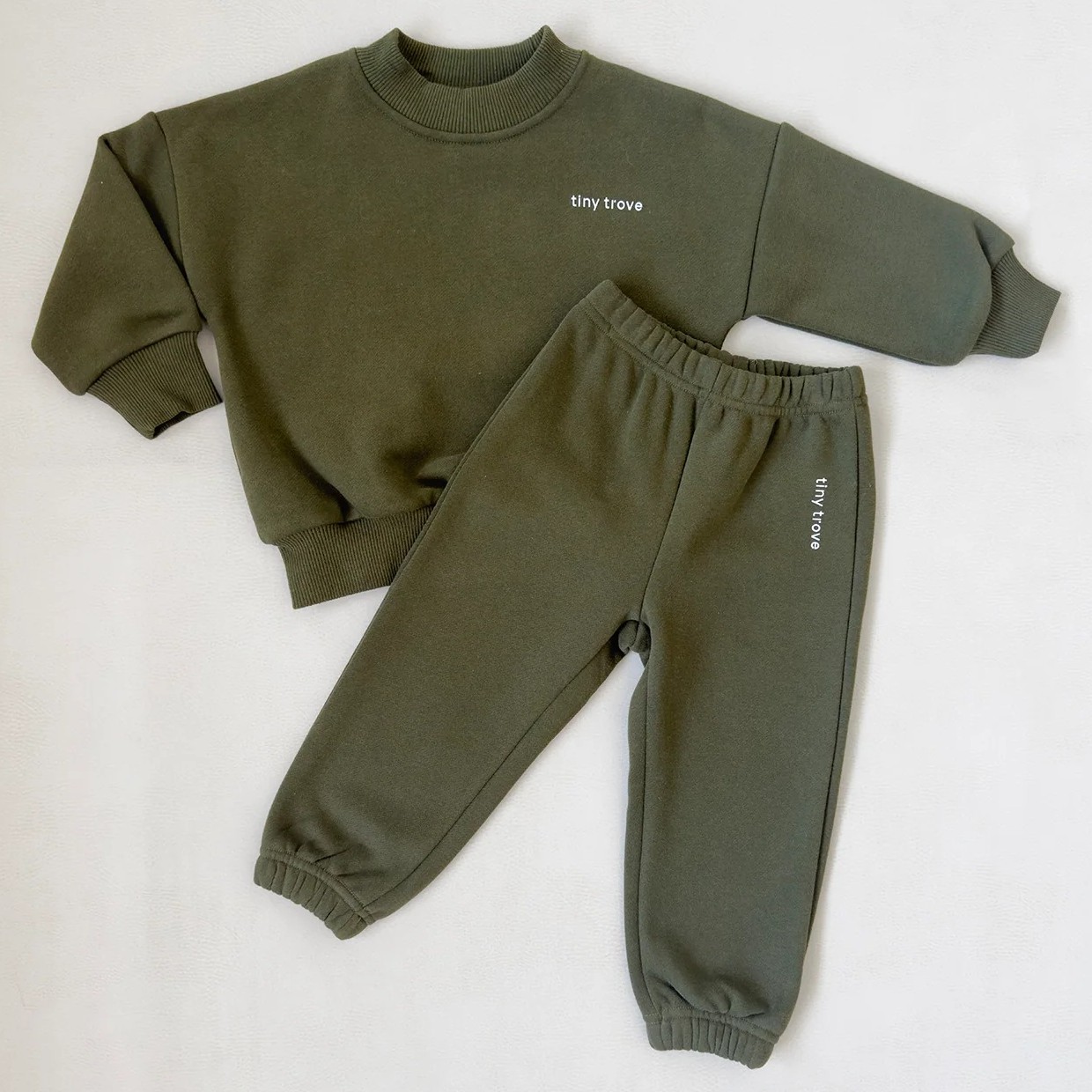 Woodie 3D Logo Tracksuit Olive