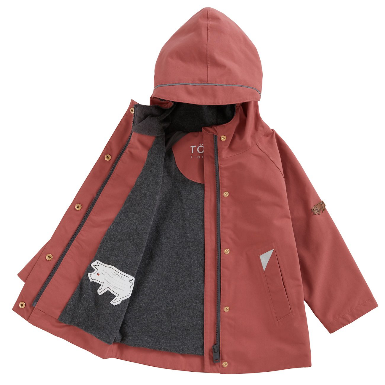 Waterproof Rain Coat | Rose Pink