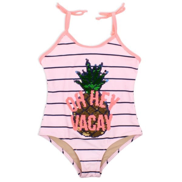 Magic Flip Sequin Striped Pineapple Swimsuit – Ivy Babies