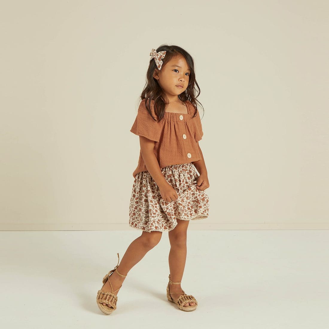 Terracotta Leah Top & Garden Mae Skirt – Ivy Babies
