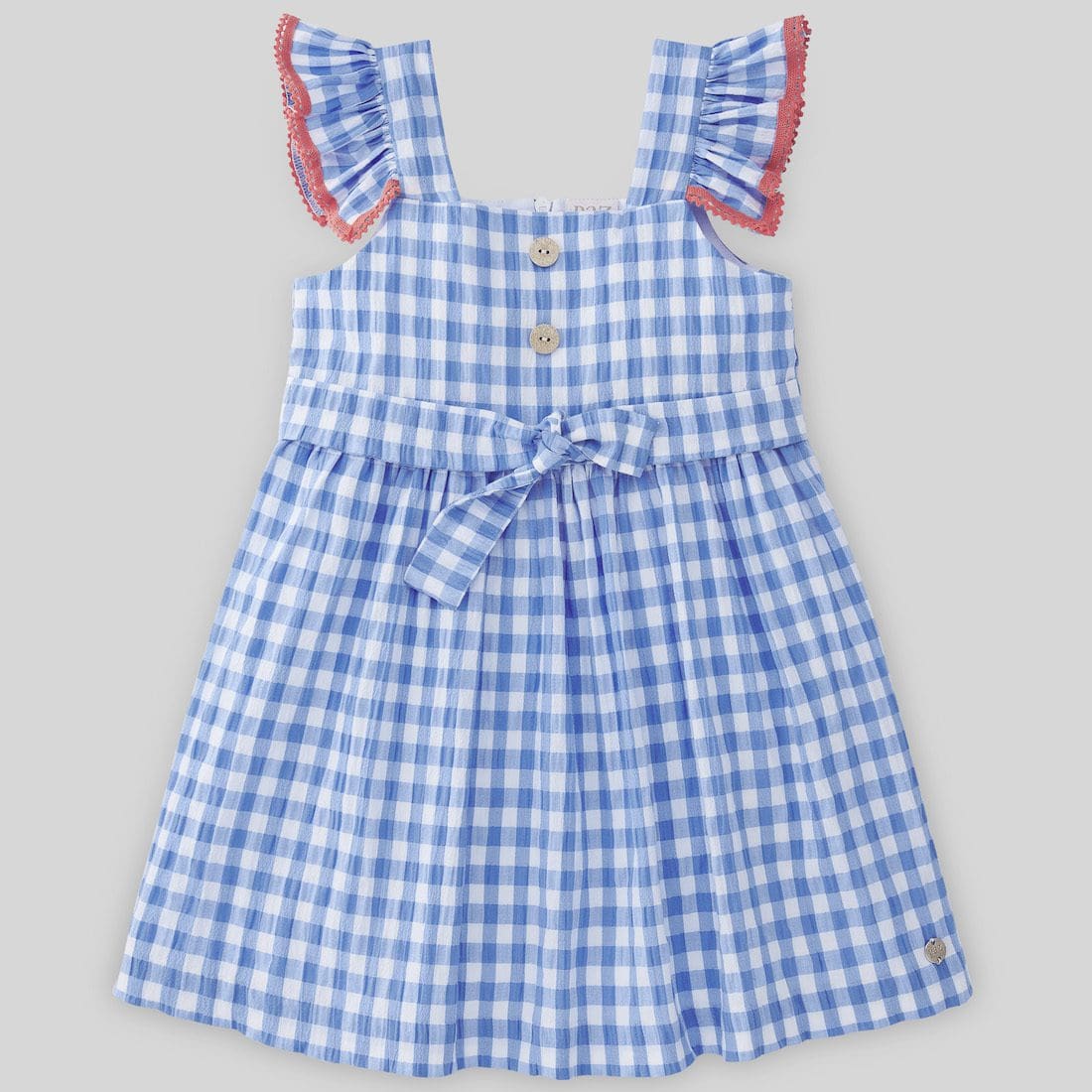 Deep Blue Woven Dress Vichy – Ivy Babies