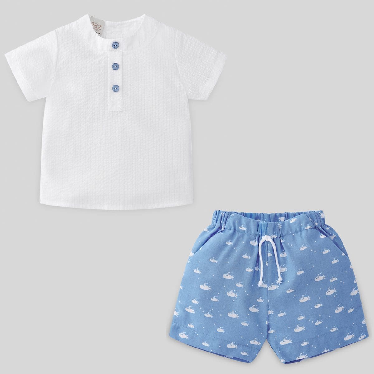 Woven Submarino Shorts & Shirt Set – Ivy Babies