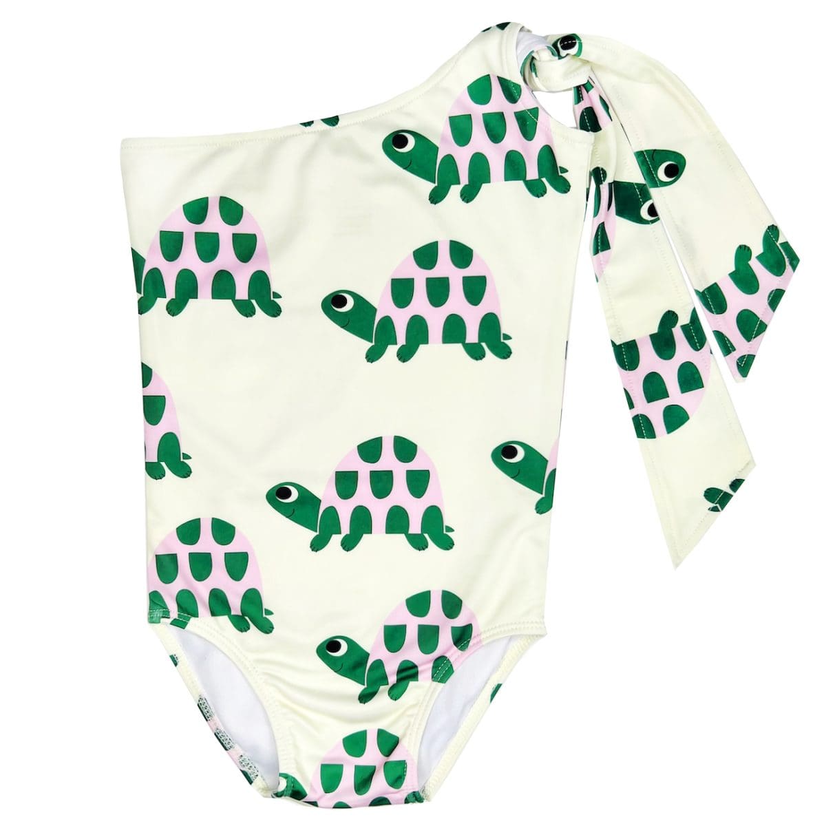 Shoulder Tie Swimsuit | Turtle – Ivy Babies