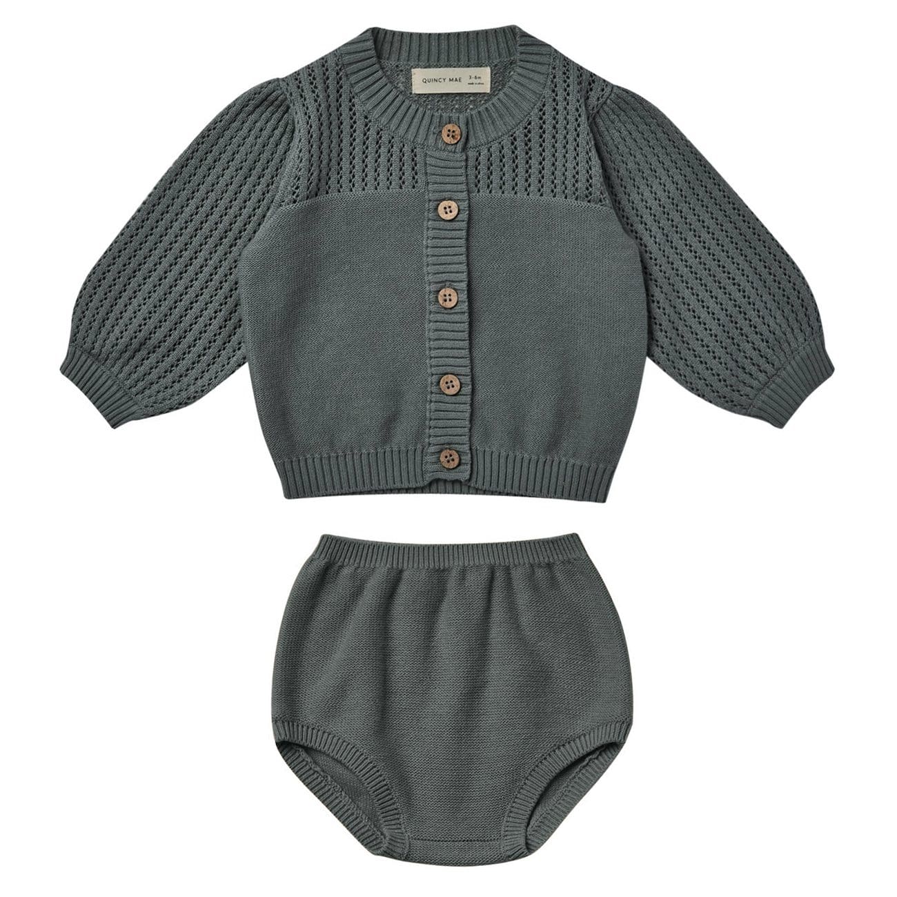 Pointelle Knit Cardigan & | Dusk – Ivy Babies