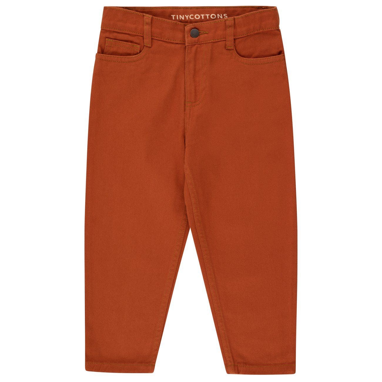 Solid Baggy Jeans | Chestnut – Ivy Babies