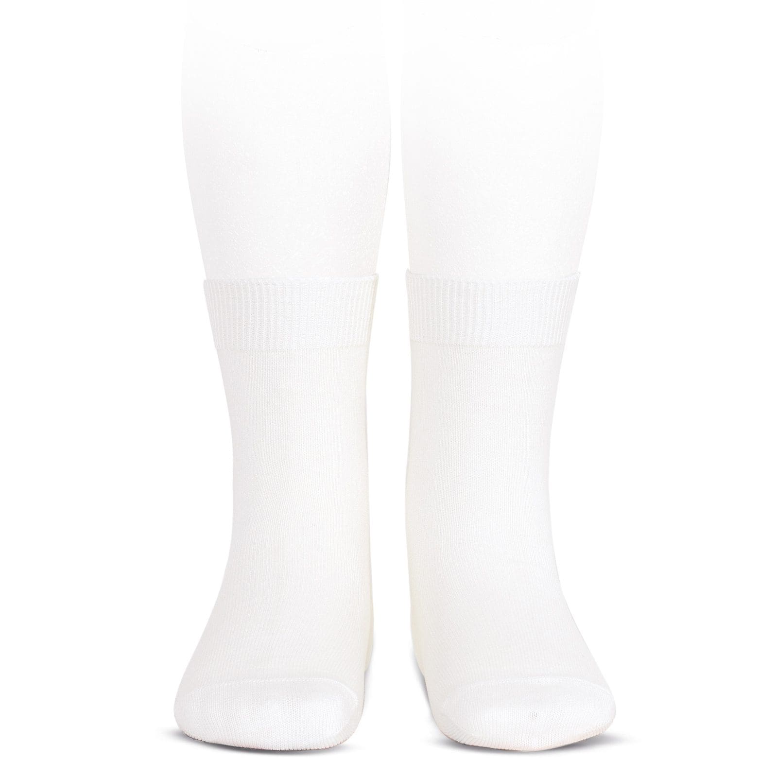 Plain Stitch Basic Short Socks | White (200) – Ivy Babies