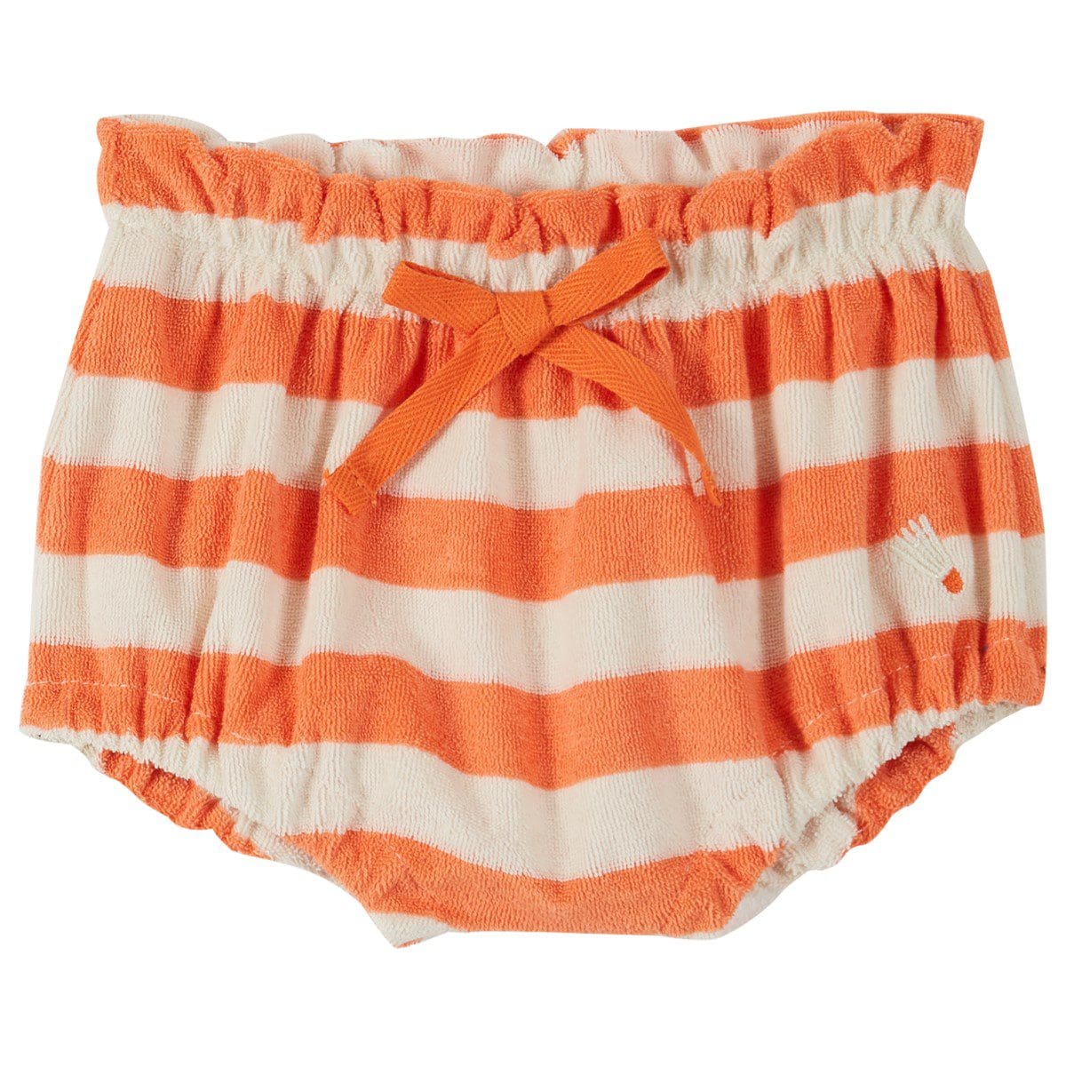 Polo Tee Shirt & Bloomers | Orange/Rayure Orange – Ivy Babies