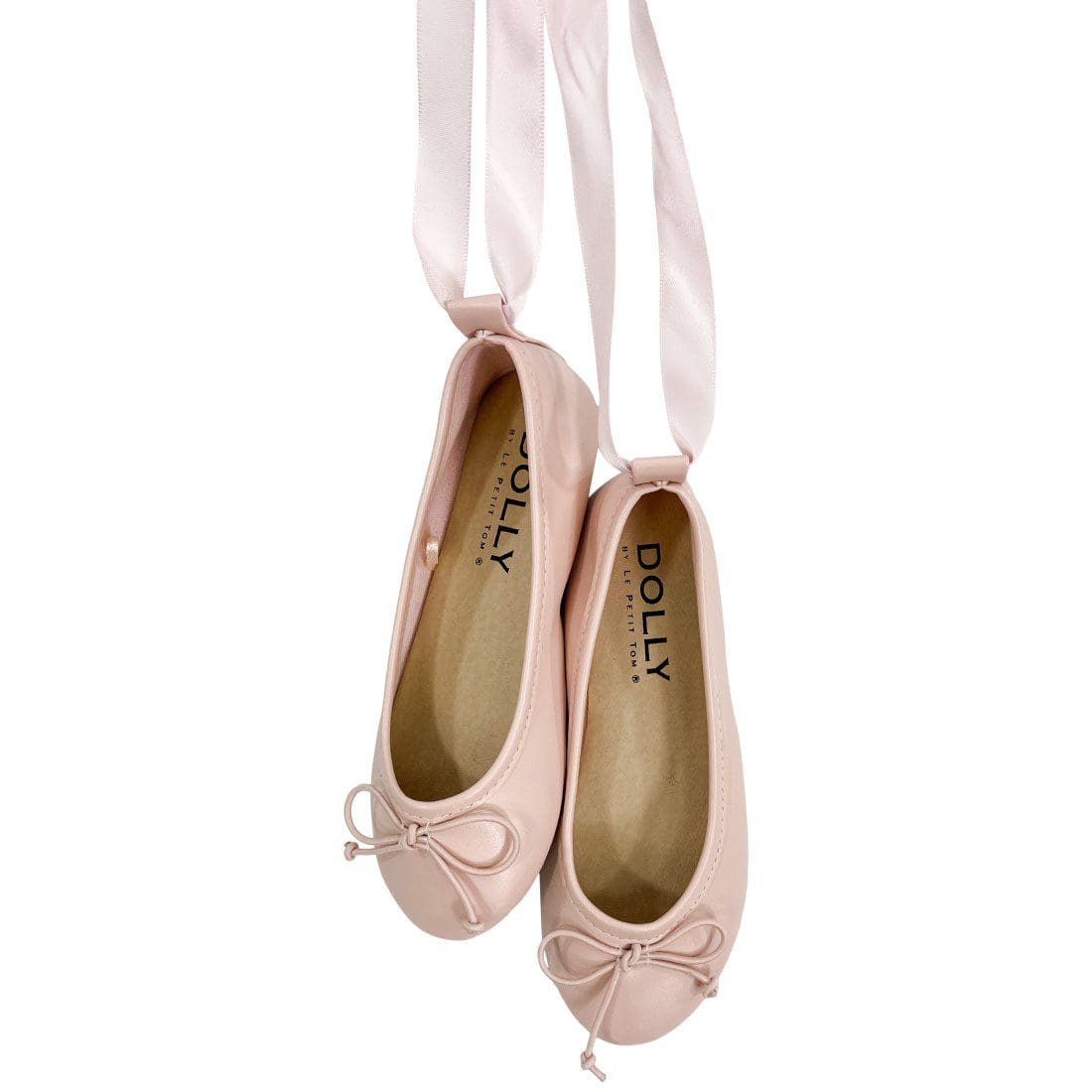 Classic Ballerinas W/ Lace Up Ribbons | Pink – Ivy Babies