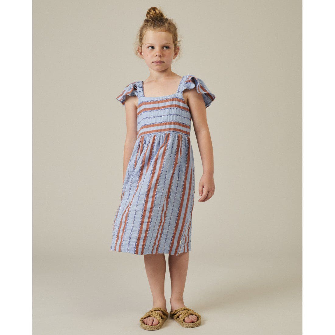 Ingrid Striped Denim Dress – Ivy Babies