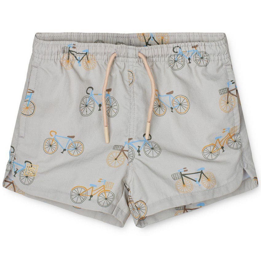 Aiden Swim Shorts | Bicycle/Cloud Blue – Ivy Babies