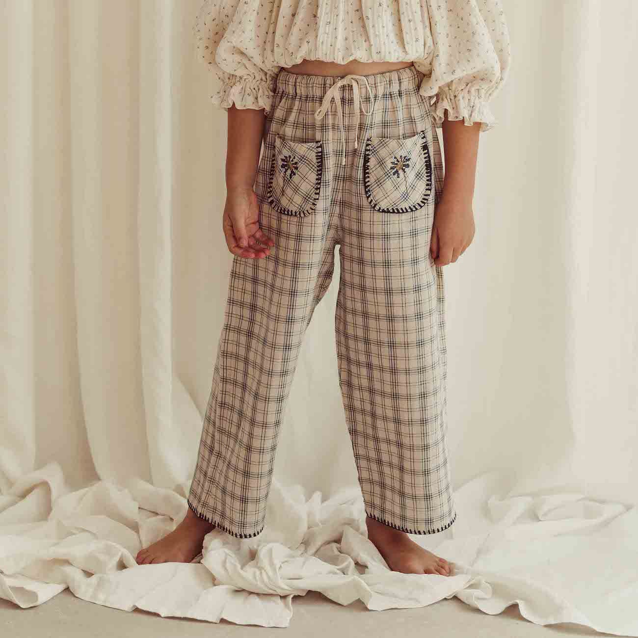 Lilo Pants | Tattersall Check – Ivy Babies