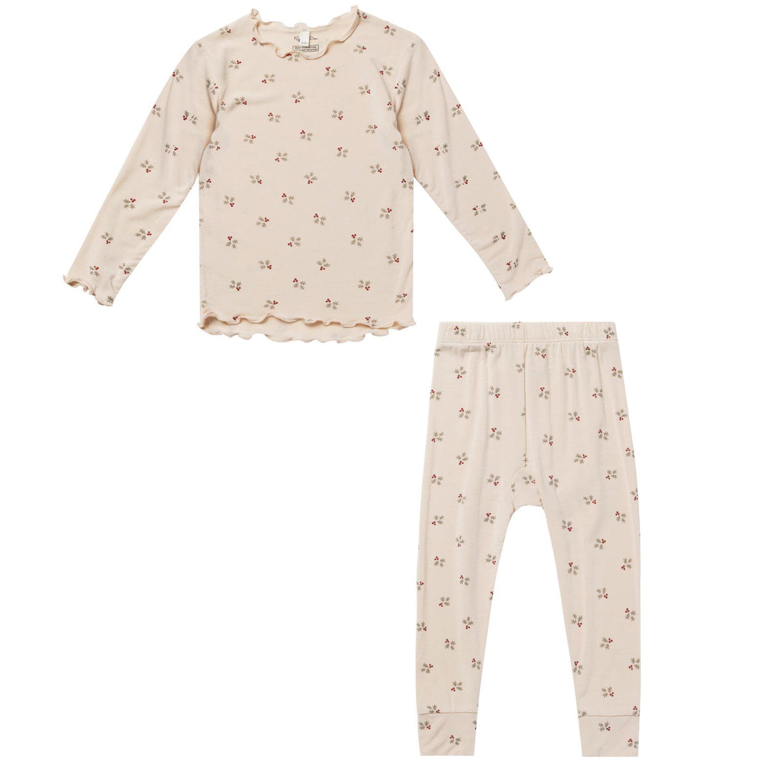 Modal Pajama Set | Holly Berry – Ivy Babies