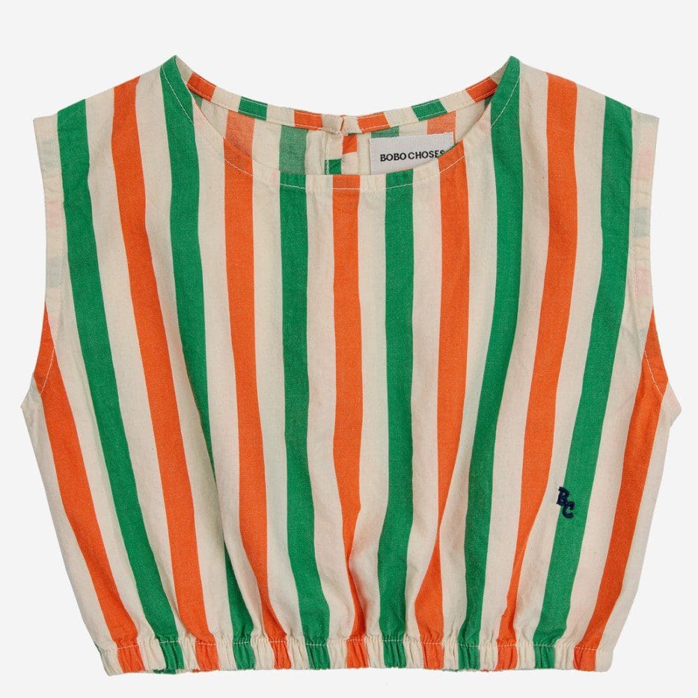 Vertical Stripes Woven Top – Ivy Babies